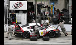 Porsche 911 RSR and 911 GT3 R at 2017 IMSA Daytona 24 Hours 